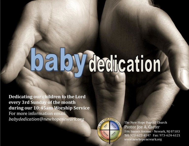 Baby Christening The New Hope Baptist Church in Newark New Jersey